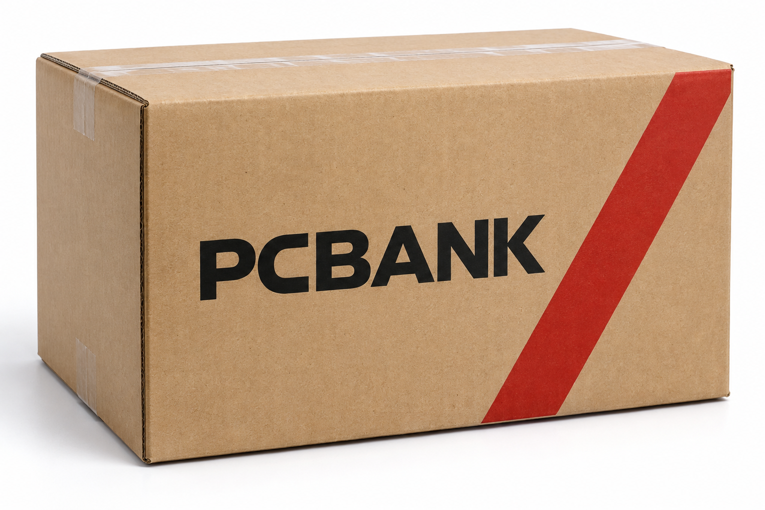 PCBANKの宅配回収用段ボール箱のイメージ