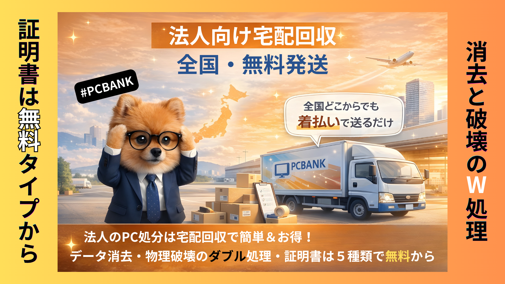 法人のパソコン処分